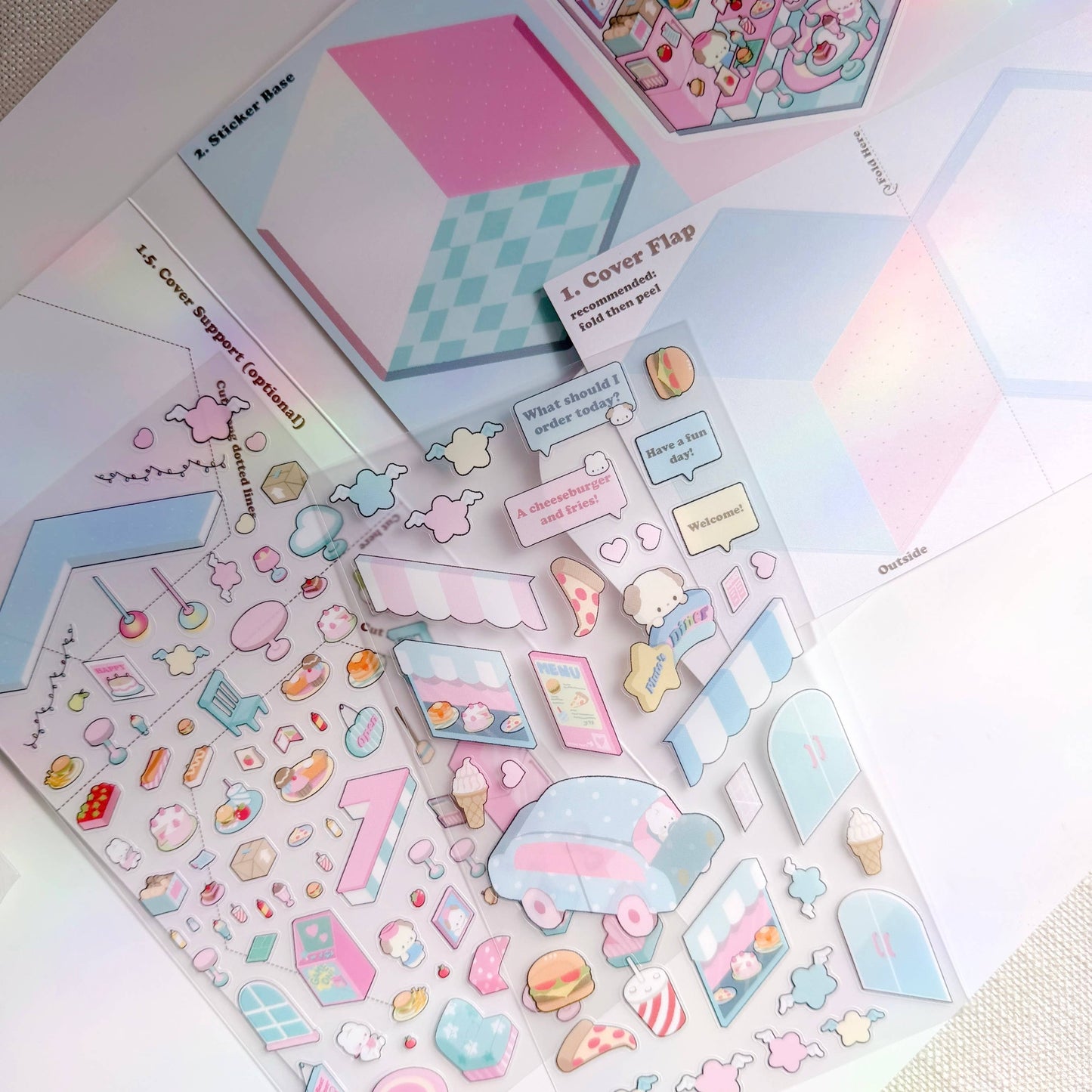 Atelier by Jo - Build-Your-Own 3D Scene Sticker Kits