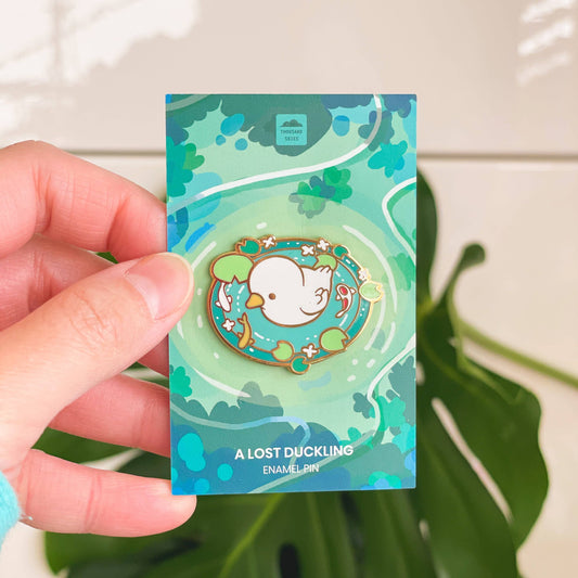 Thousand Skies - Enamel Pin - Fairy Tale - A Lost Duckling