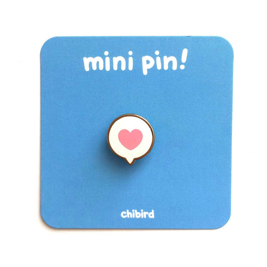 Chibird - Mini Heart Bubble Enamel Pin