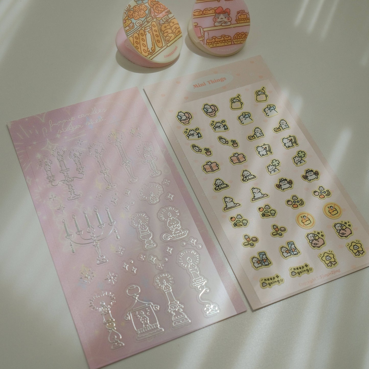 2jingis2jing - Sticker Sheet - Bunny Mini Things