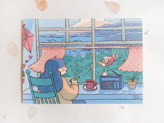 Justine Gilbuena - Postcard - Window View