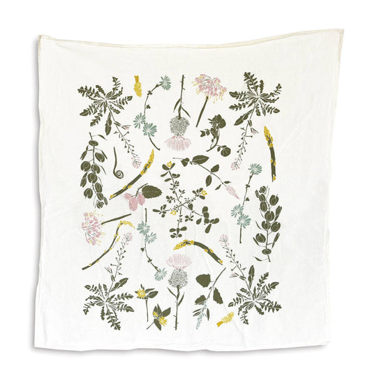 June & December - Edible Wilds Kitchen Tea Towel