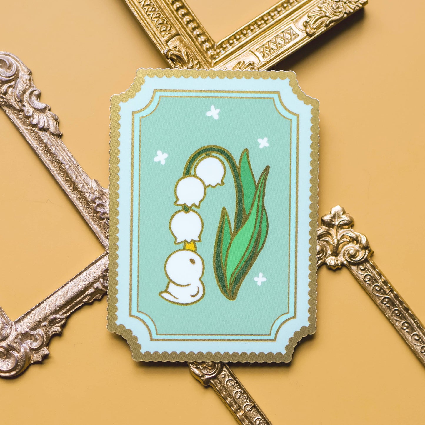 Thousand Skies - Holographic Vinyl Sticker - Lily of the Valley Duckie