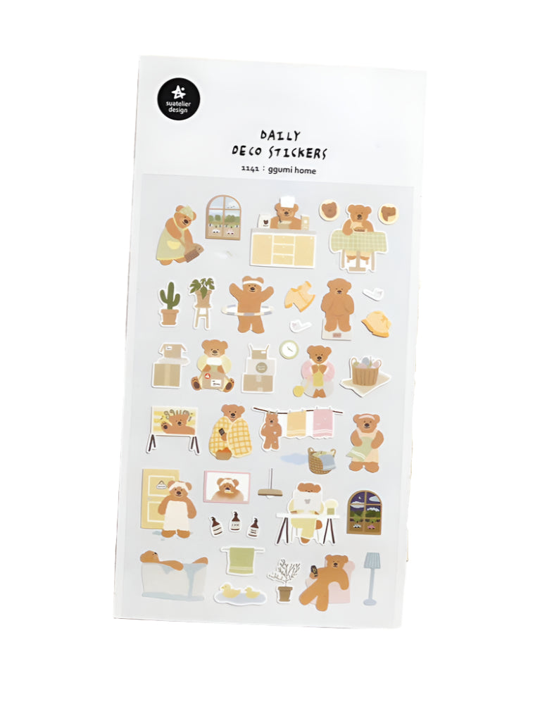 Suatelier Daily Deco Stickers - No.1141 | Ggumi Home