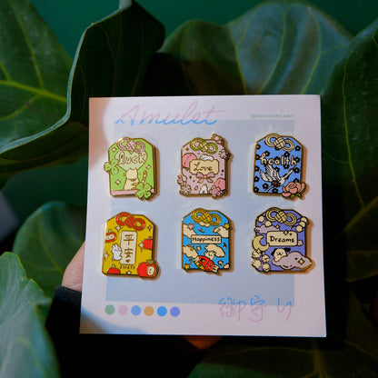 Shooley - Omamori Enamel Pin
