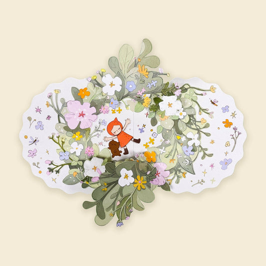 Tiny Kikimo - Pop-Up Card - Spring Bloom