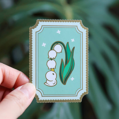Thousand Skies - Holographic Vinyl Sticker - Lily of the Valley Duckie