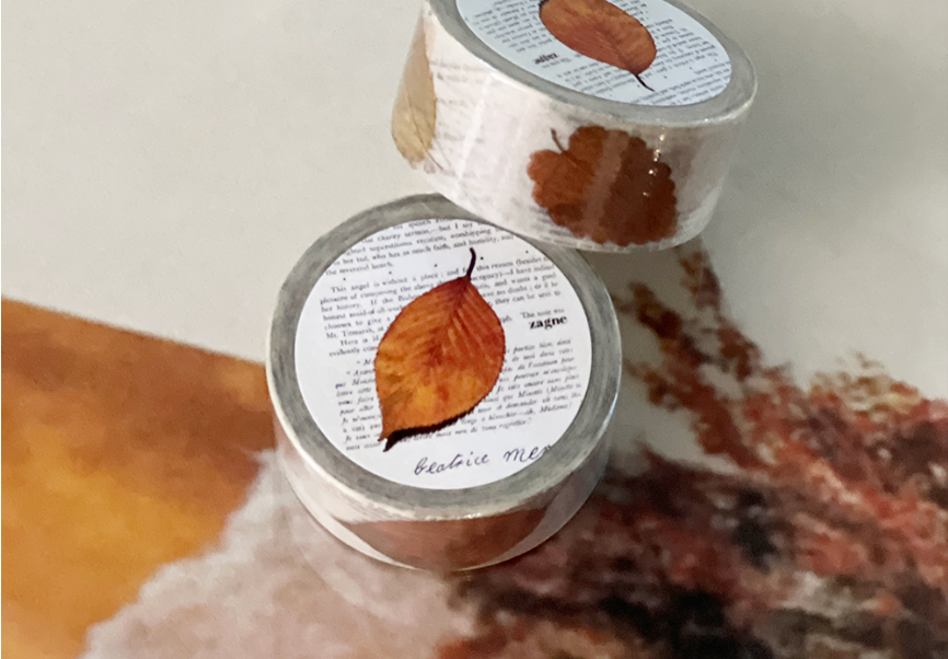 Zagne Korea Washi Tape - Fallen Leaves