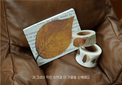 Zagne Korea Washi Tape - Fallen Leaves
