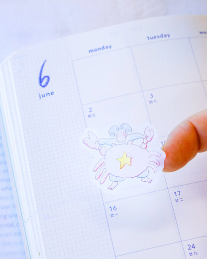 dodolulu - Sticker Sheet - Falling From The Stars