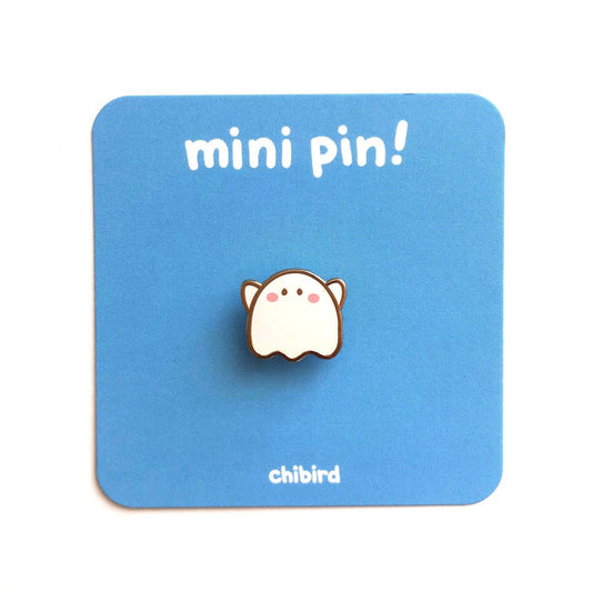 Chibird - Mini Ghost Enamel Pin