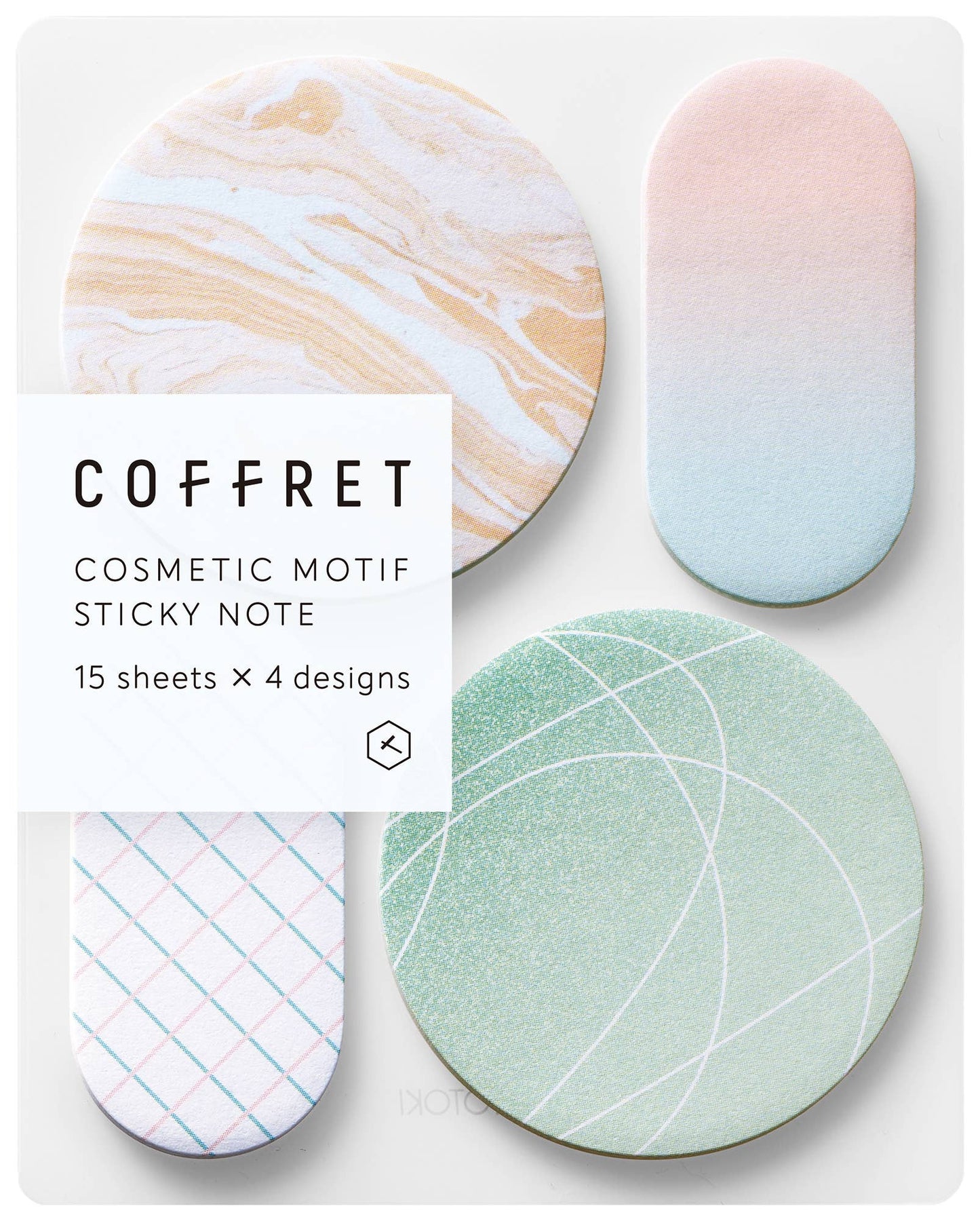 King Jim Coffret Sticky Note - Peacock Green