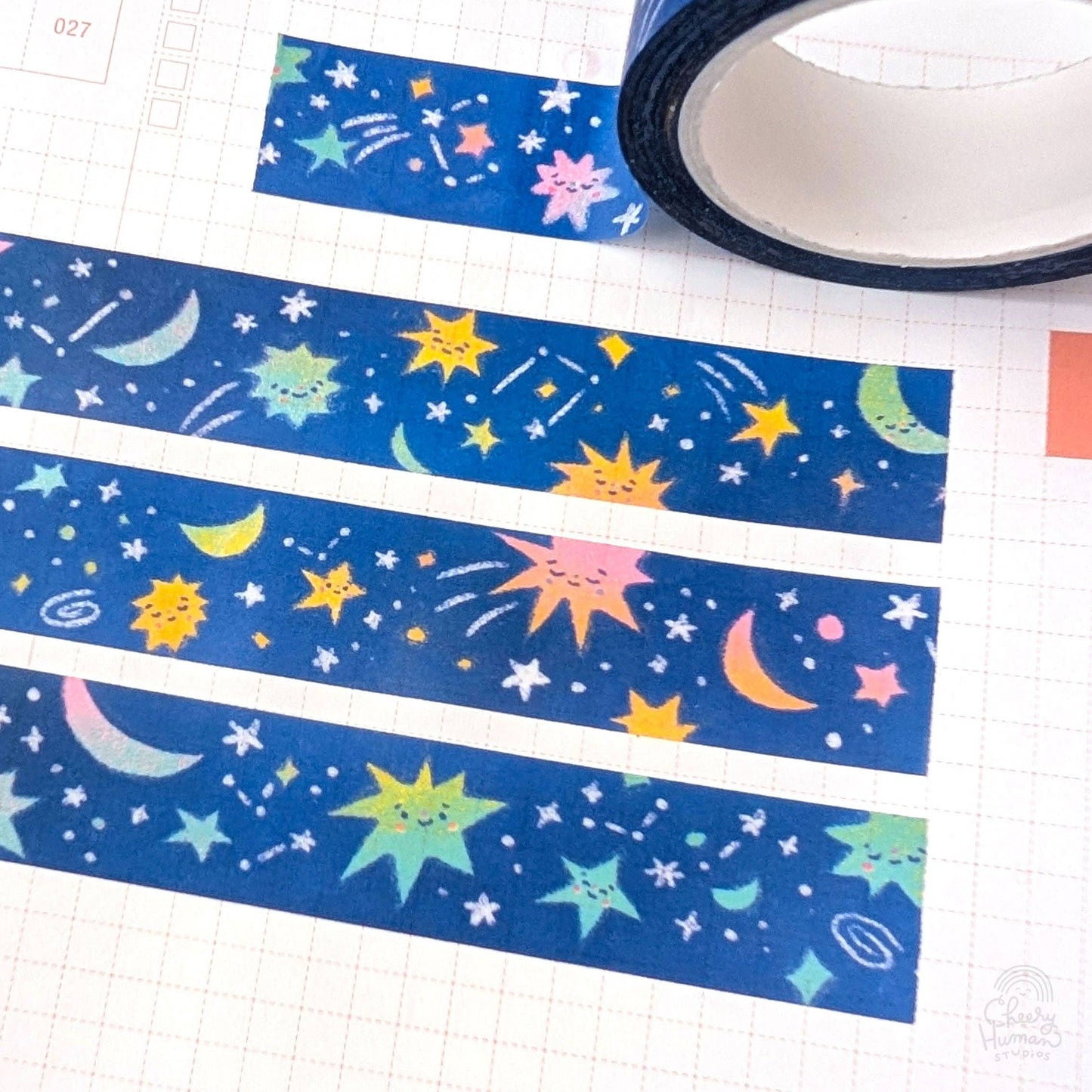 Cheery Human Studios - Washi Tape - Starry Friends