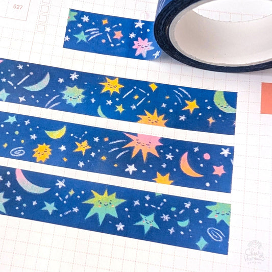 Cheery Human Studios - Washi Tape - Starry Friends