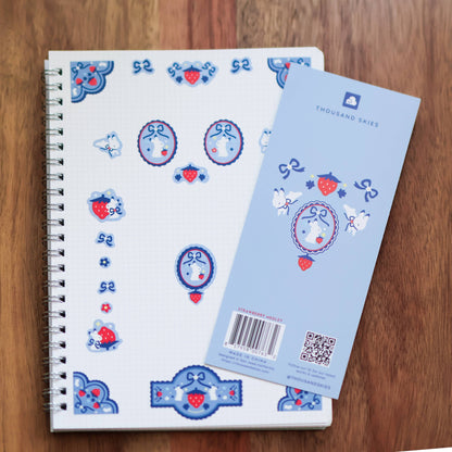 Thousand Skies - Clear Sticker Sheet - Strawberry Medley