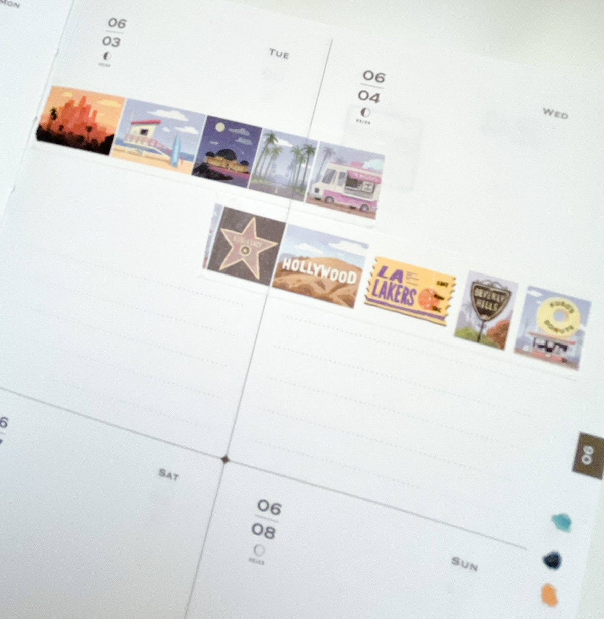Kuboandlucy Stationery Co - Washi Tape - Los Angeles