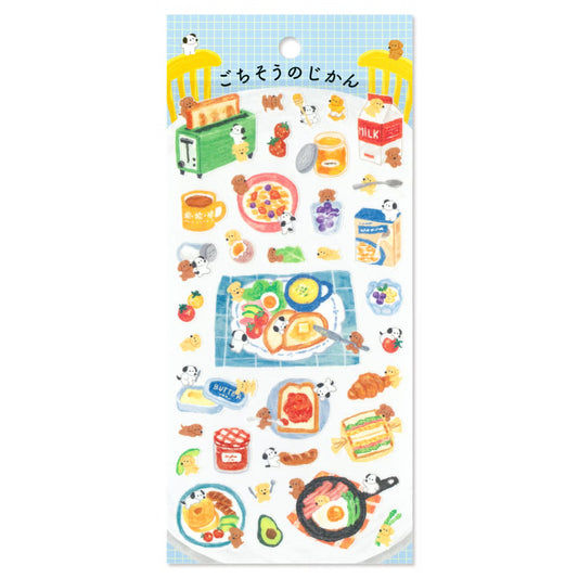 Mind Wave Feast Time Sticker Sheet - Breakfast