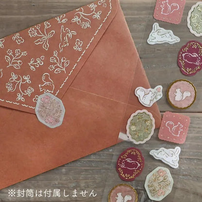 NB Gold Foil Sticker Sheet - Utatane Series - Field
