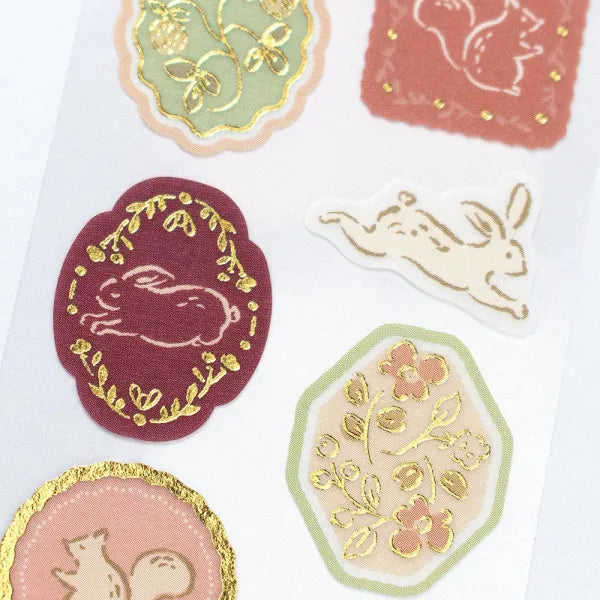 NB Gold Foil Sticker Sheet - Utatane Series - Field