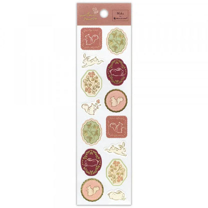 NB Gold Foil Sticker Sheet - Utatane Series - Field