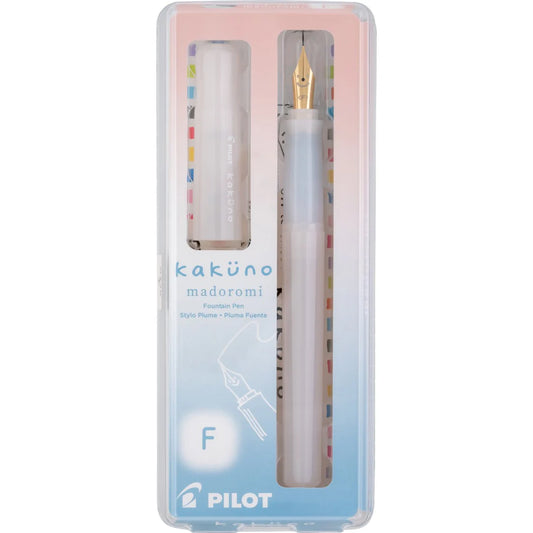 Kakuno Fountain Pen - Madoromi Series - Drowsy White