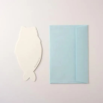 Dawning Crow - Die-Cut Card - Fish Cat