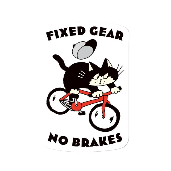 Frontier - Creators Circus Sticker - Fixed Gear Cat