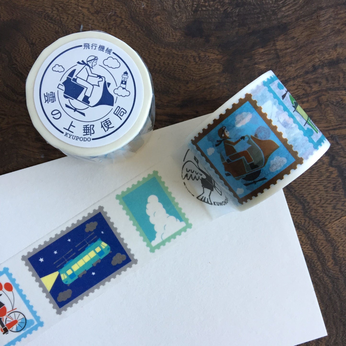 Kyupodo - Cloud Post Office Washi Tape - Flight Machine