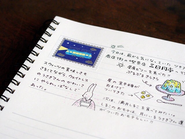 Kyupodo - Cloud Post Office Washi Tape - Flight Machine
