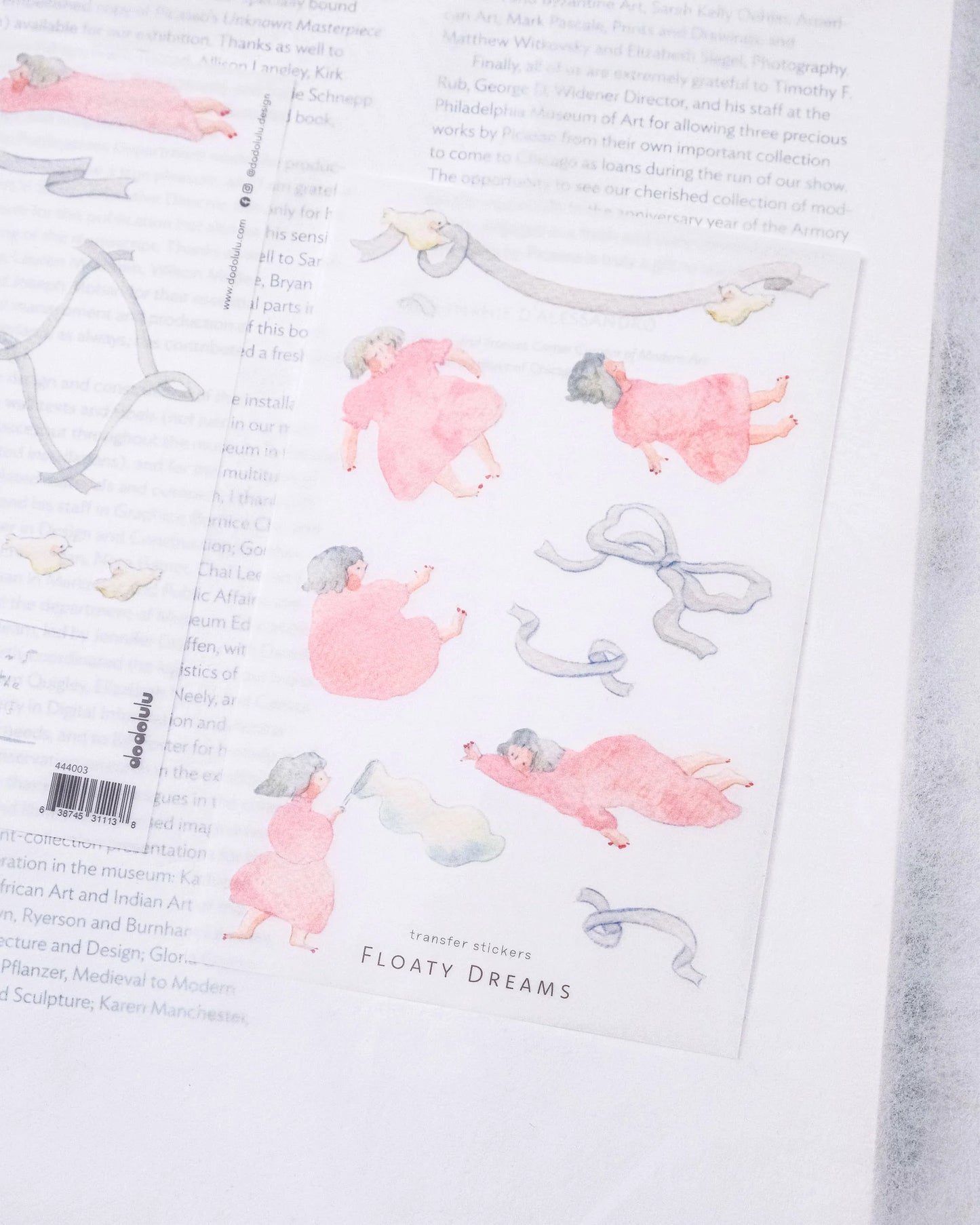 dodolulu - Transfer Sticker Sheet - Floaty Dreams