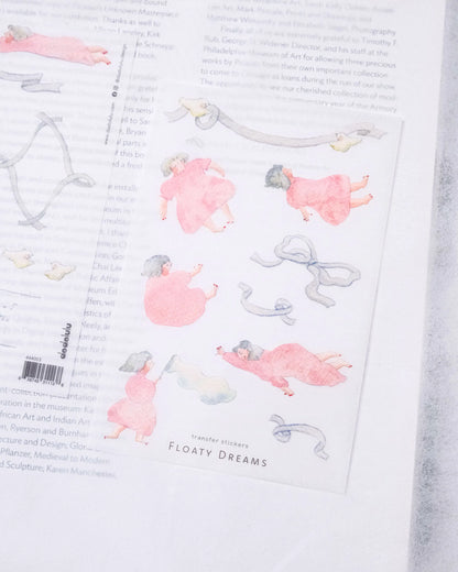 dodolulu - Transfer Sticker Sheet - Floaty Dreams