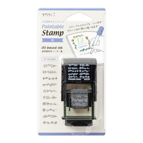 Midori Paintable Stamp - Flower