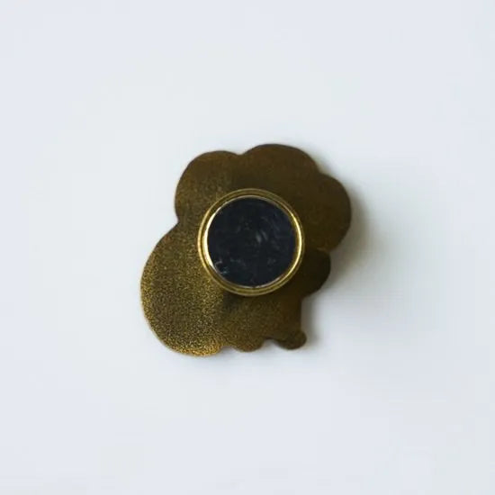 Dawning Crow - Magnet Pin - Mobu's Diary - Flower Head Mobu