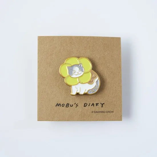 Dawning Crow - Magnet Pin - Mobu's Diary - Flower Head Mobu