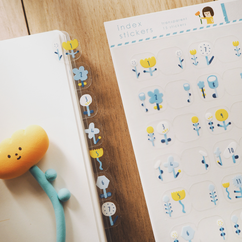 Yohand Studio Index Stickers - Flower
