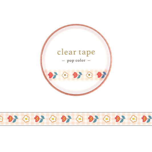 Mind Wave 7mm Clear Foil Tape - Pop Color - Flower