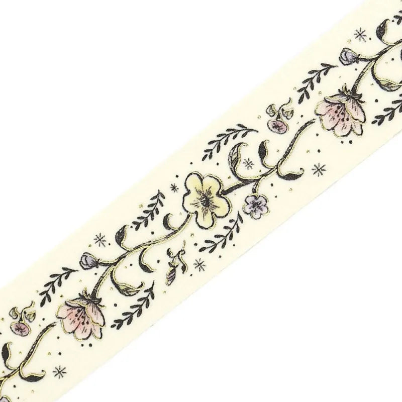 BGM Foil Stamp Washi Tape - Life Series - Flower Sketch
