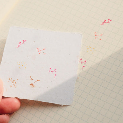mikan manta - 6 in 1 Button Stamp  - Flowers