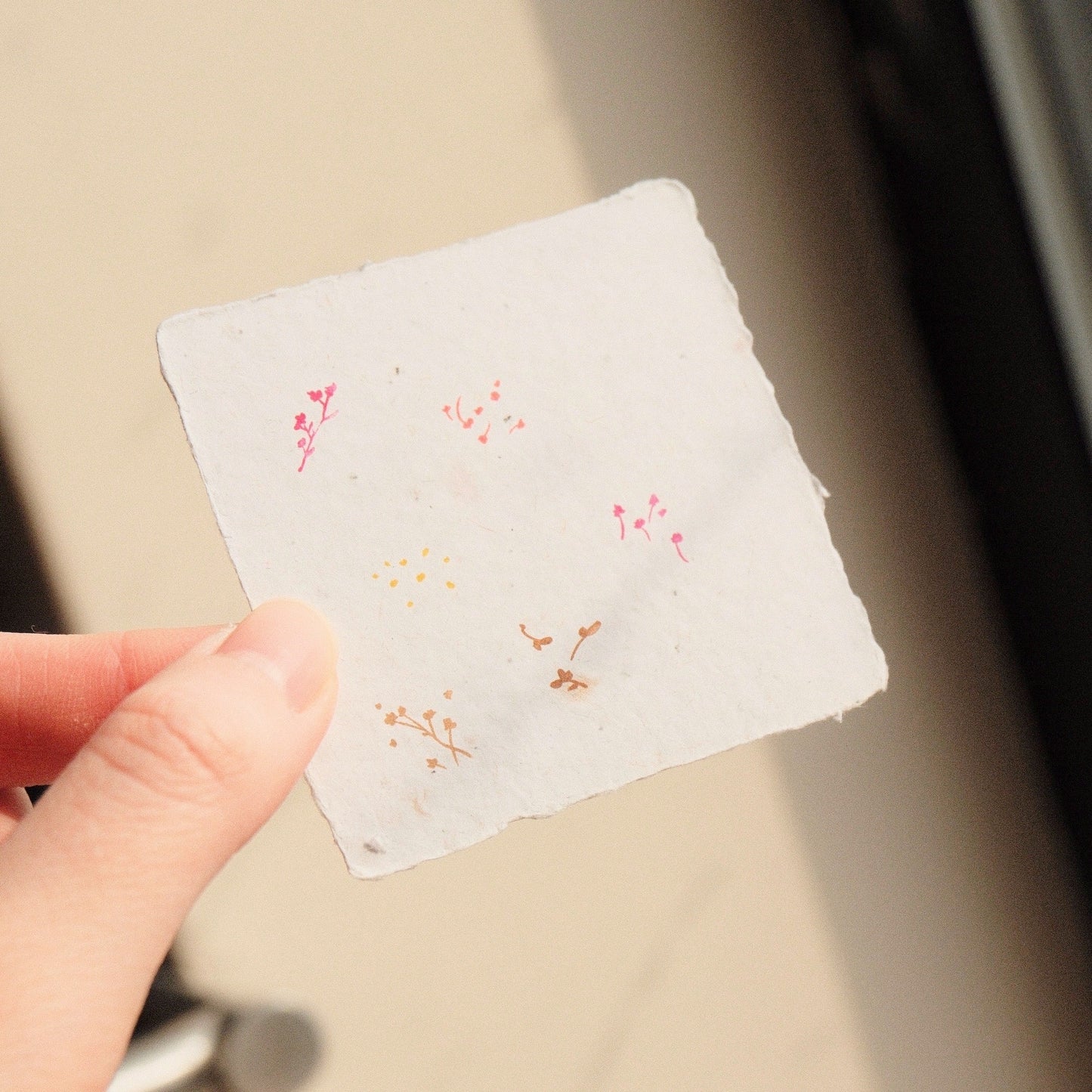 mikan manta - 6 in 1 Button Stamp  - Flowers