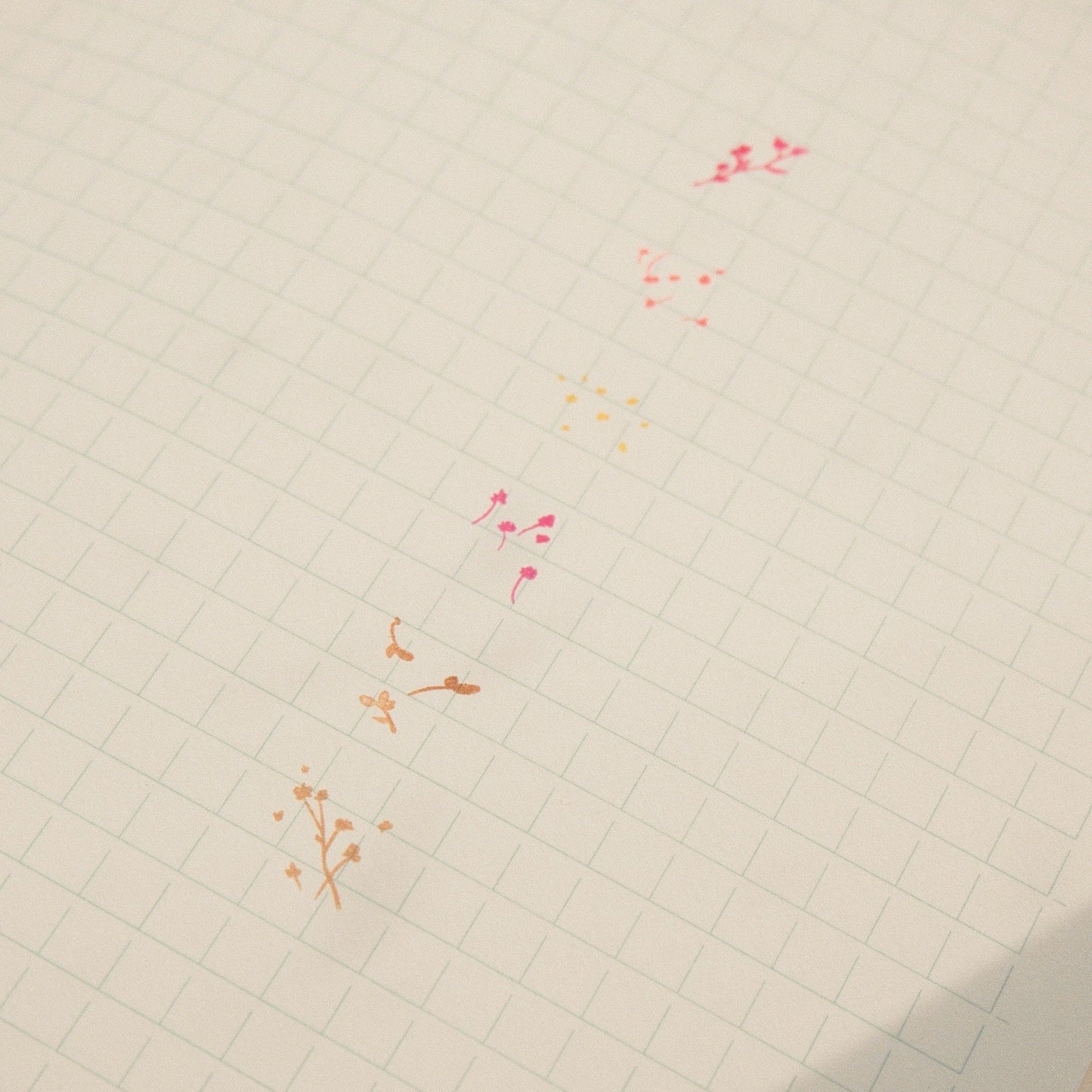mikan manta - 6 in 1 Button Stamp  - Flowers