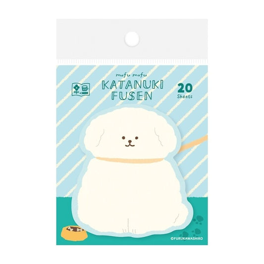 Furukawashiko Sticky Notes - Watashi-biyori Katanuki Fusen - Fluffy Dog