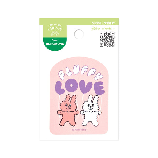 Frontier - Creators Circus Sticker - Bunni Konbiny - Fluffy Love