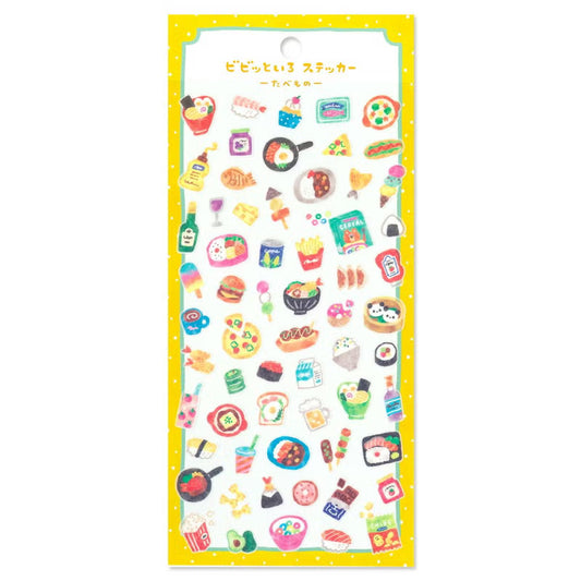 Mind Wave Vivid Color Sticker Sheet - Food