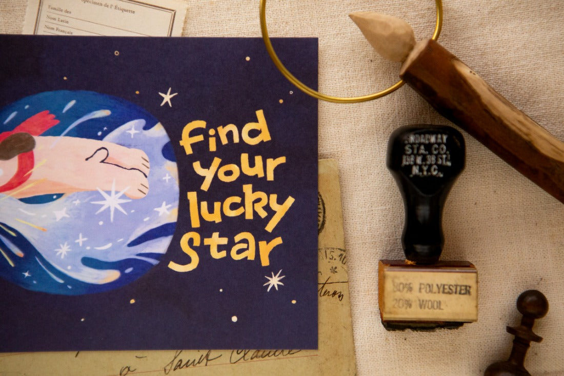 OURS x Koopa - Postcard - Lucky Star Series - I Found a Star!