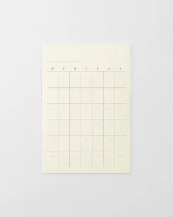 MD Diary Sticker - Free (Undated Monthly)