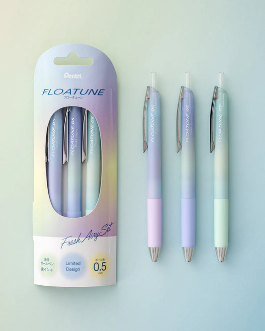 Pentel Floatune Ballpoint Pen - Airy Limited Edition - 0.5mm - Fresh Airy Set