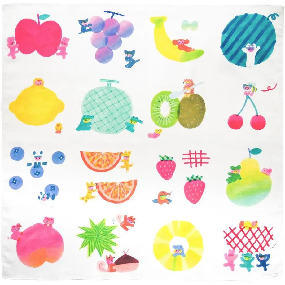Cozyca x Itoi Yuki - Handkerchief - Fruits