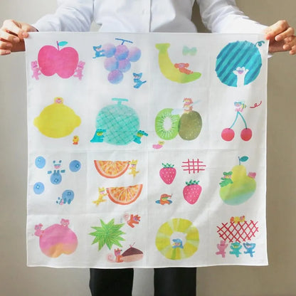 Cozyca x Itoi Yuki - Handkerchief - Fruits