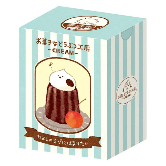 Furukawashiko Washi Flake Stickers - Sweets and Animal Workshop, Cream