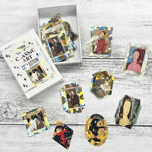 Shinzi Katoh Kirapika Flake Seal - Classic Art Collection - Modigliani, Degas & Lautrec